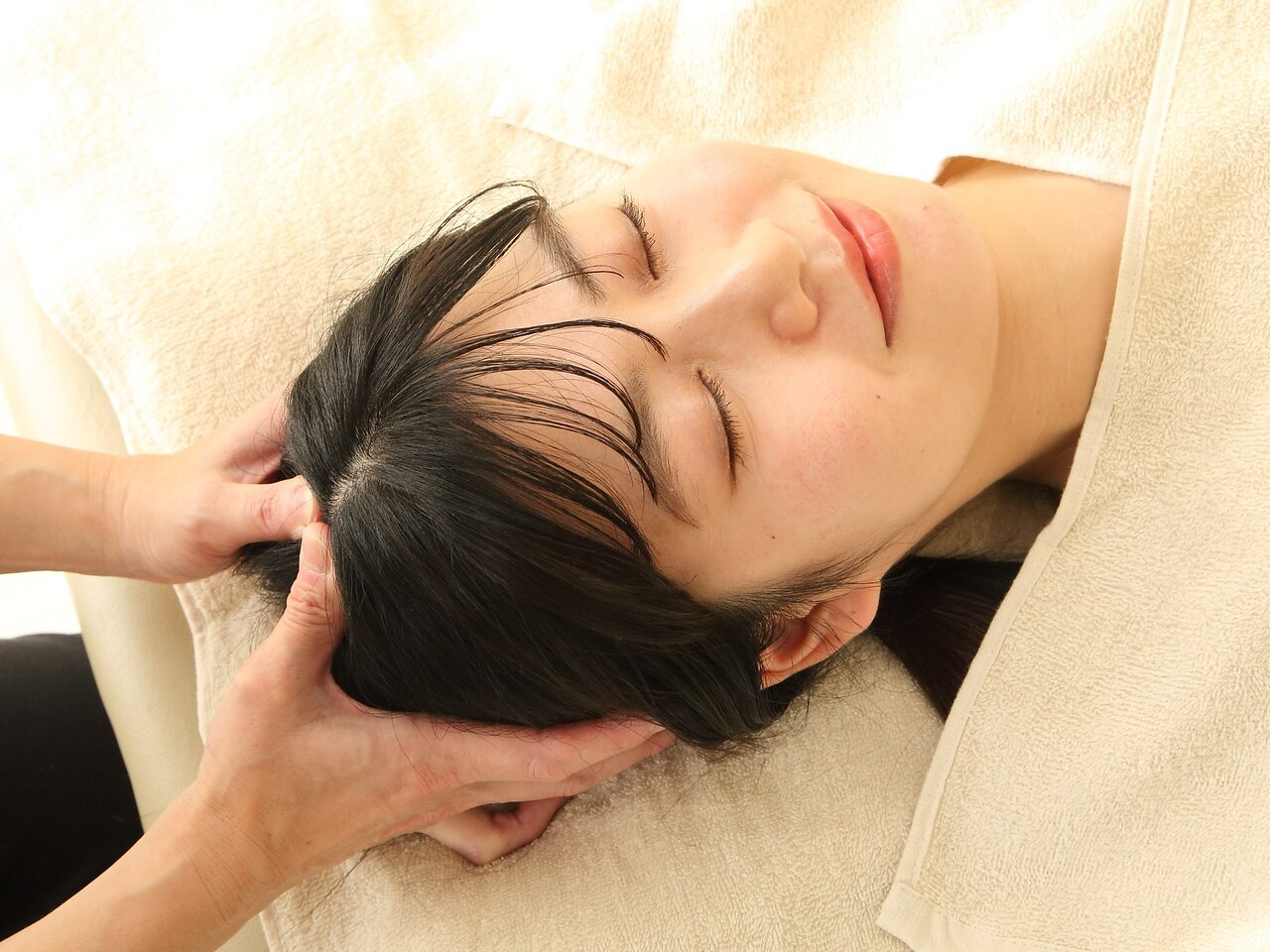 Dry head spa treatment